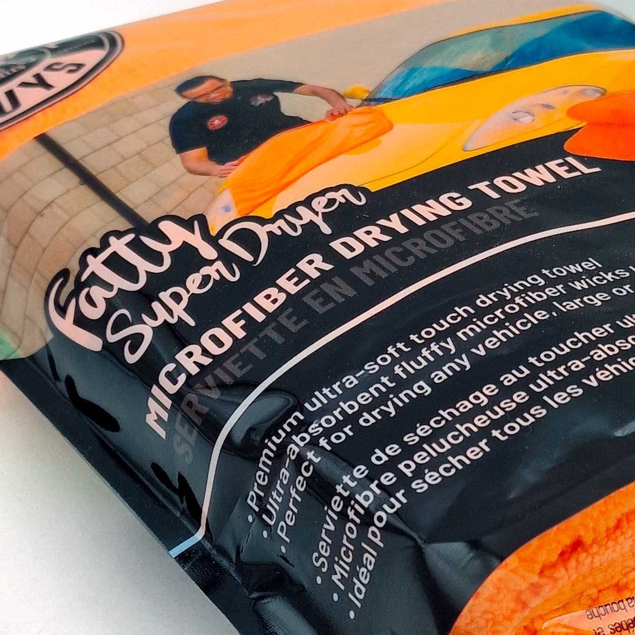 Fatty Angry Orange Microfiber Dryer